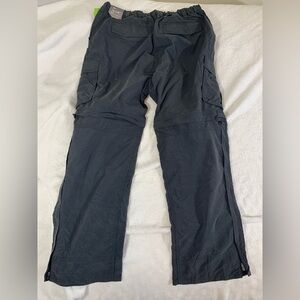 New REI Co-op Mens Sahara Convertible Pant Nylon Hiking Fishing XL x 30 Black